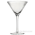 unique shape hurricane style clear cocktail glasses